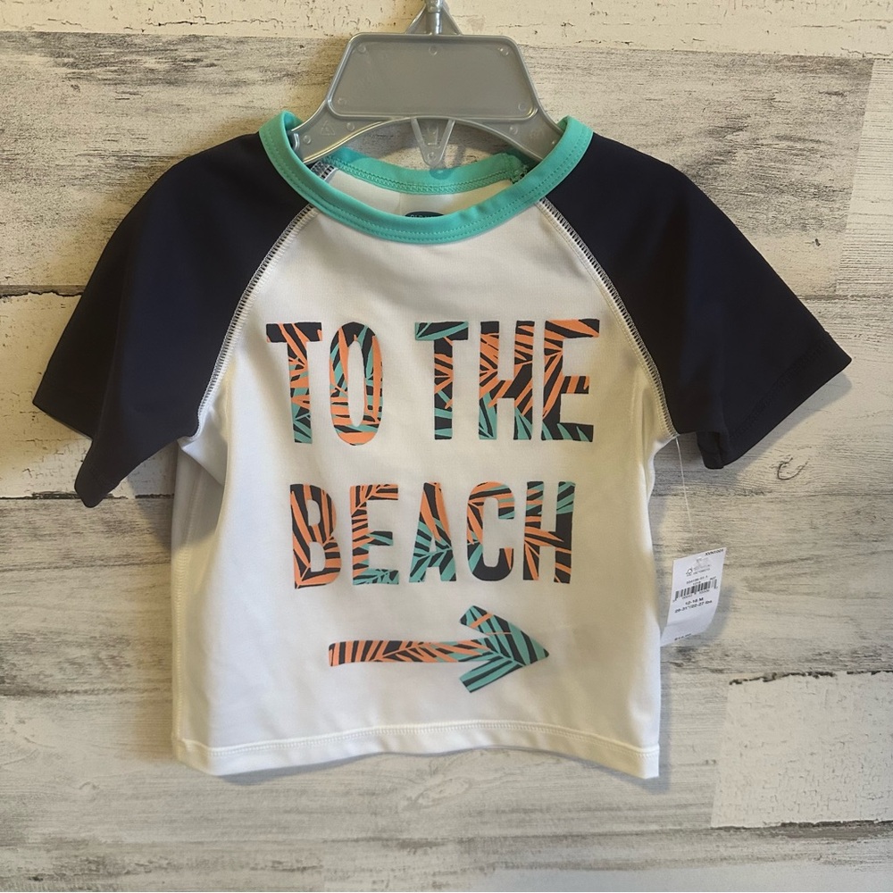 Old Navy Rash Guard Swim Shirt Size 12-18 Months NEW